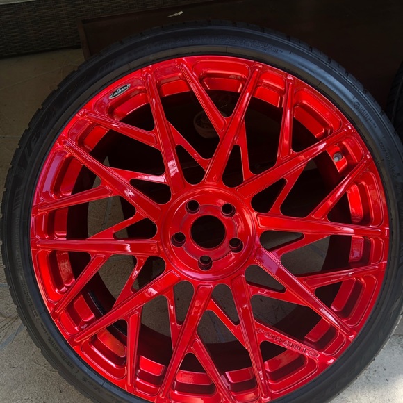 24” Candy Red FORGIATO’S - Picture 5 of 7